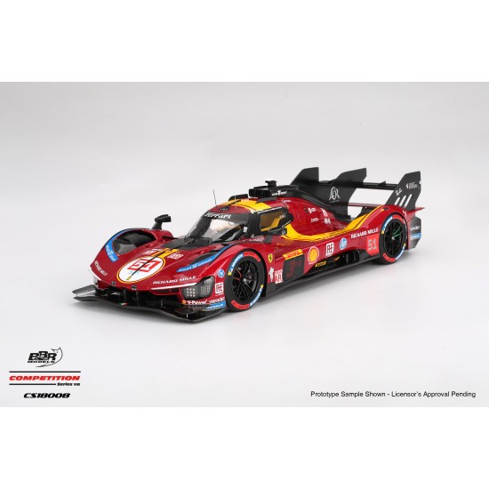 1/18 FERRARI 499P NO.51 FERRARI AF CORSE 2025 WEC QATAR 1812KM 3RD PLACE