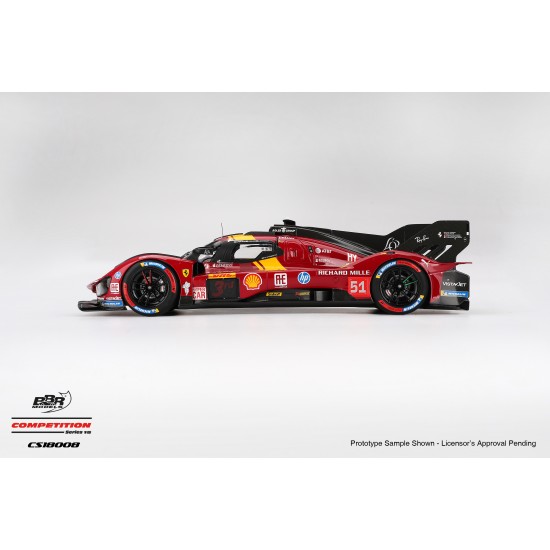 1/18 FERRARI 499P NO.51 FERRARI AF CORSE 2025 WEC QATAR 1812KM 3RD PLACE