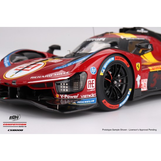 1/18 FERRARI 499P NO.51 FERRARI AF CORSE 2025 WEC QATAR 1812KM 3RD PLACE