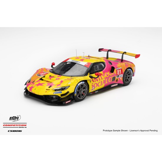 1/18 FERRARI 296 GT3 NO.81 DRAGON SPEED 2025 IMSA LAGUNA SECA