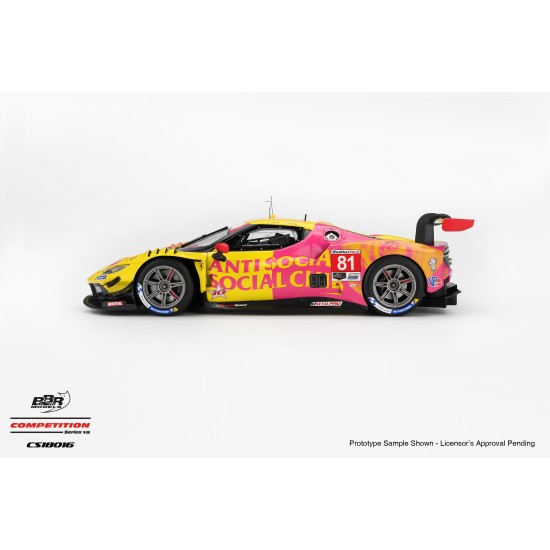 1/18 FERRARI 296 GT3 NO.81 DRAGON SPEED 2025 IMSA LAGUNA SECA