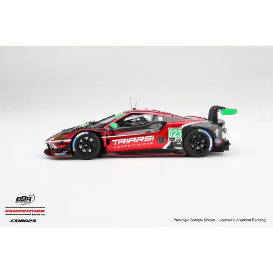 1/18 FERRARI 296 GT3 NO.023 TRIARSI COMPETIZIONE 2025 IMSA PETIT LE MANS