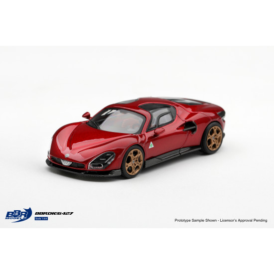 1/64 ALFA ROMEO 33 STRADALE ROSSO VILLA D'ESTE