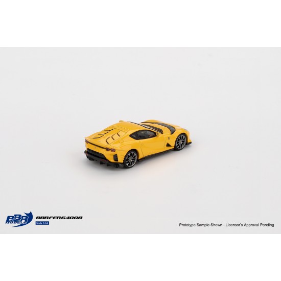 1/64 FERRARI 812 COMPETIZIONE GIALLO MODENA