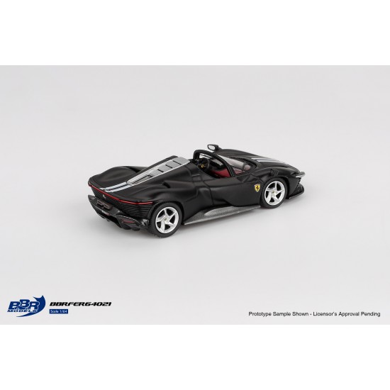 1/64 FERRARI DAYTONA SP3 MATT BLACK