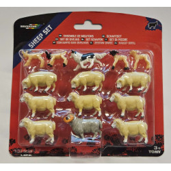 BRITAINS 1/32 SHEEP AND LAMB SET WITH SHEEPDOG 43282