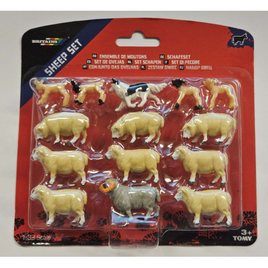 BRITAINS 1/32 SHEEP AND LAMB SET WITH SHEEPDOG 43282