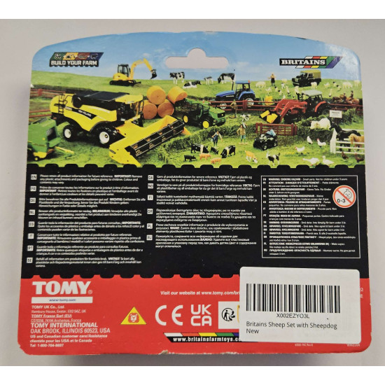 BRITAINS 1/32 SHEEP AND LAMB SET WITH SHEEPDOG 43282