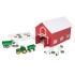 1/64 JOHN DEERE 24PC PLAYSET WITH RED BARN 47333