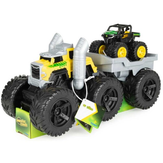 JOHN DEERE MONSTER TREADS ROARING REV UP HAULER MONSTER TREADS 47640