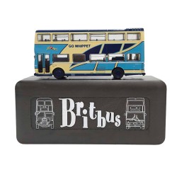 BRITBUS 1/76 SCANIA METROPOLITAN WHIPPET COACHES CAMBRIDGE VIA ST. IVES N6301