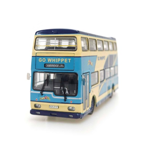 BRITBUS 1/76 SCANIA METROPOLITAN WHIPPET COACHES CAMBRIDGE VIA ST. IVES N6301