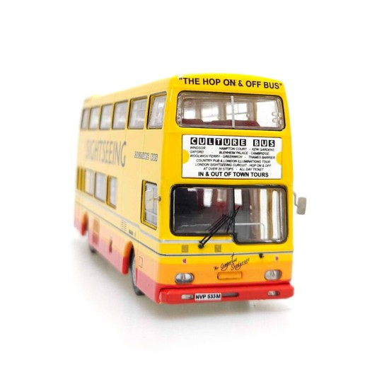 BRITBUS 1/76 SCANIA METROPOLITAN CULTURE BUS SIGHTSEEING LONDON N6105