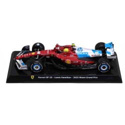 1/24 FERRARI SF-25 2025 HAMILTON W/HELMET MIAMI GP 26828
