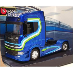 1/43 SCANIA S730 HIGHLINE CAB BLUE/WHITE/GREEN 32206 1/43 SCANIA S730 HIGHLINE CAB BLUE/WHITE/GREEN 32206