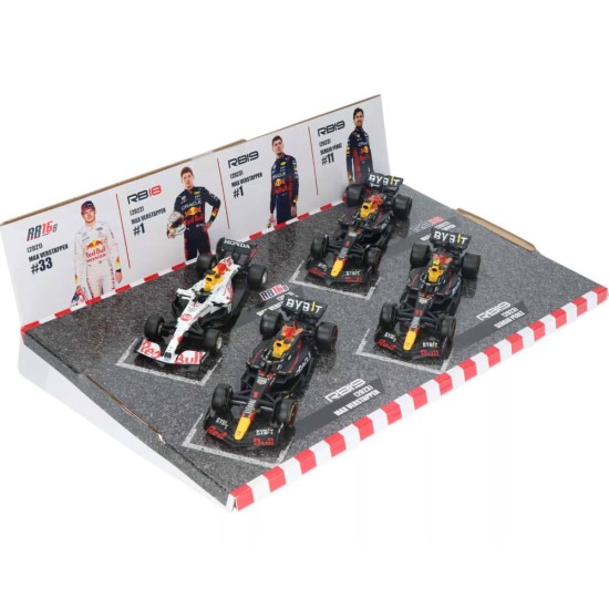 1/43 RED BULL RACING F1 4 CAR SET 38092