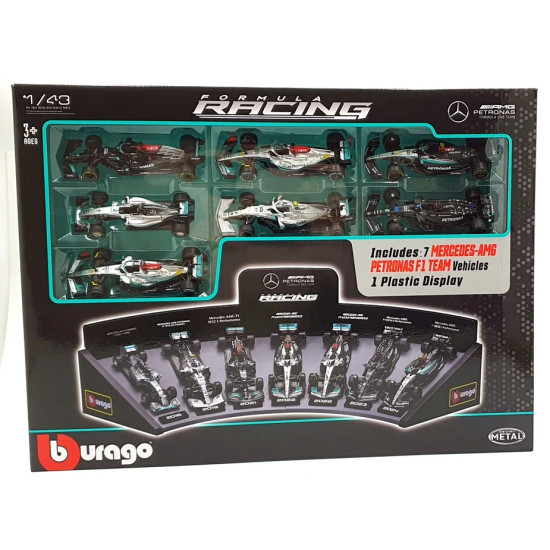 BG38170 - 1/43 MERCEDES AMG PETRONAS F1 2014 - 2024 7 CAR SET BG38170