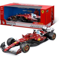 1/18 FERRARI F1 SF-25 TEAM SCUDERIA FERRARI NO.16 LECLERC WITH HELMET 16816L