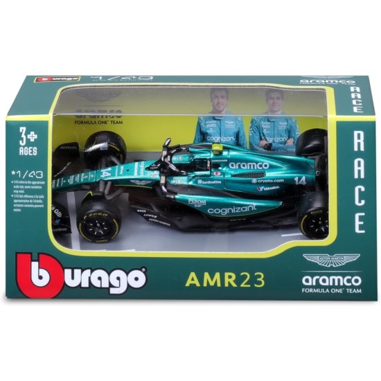 1/43 ASTON MARTIN ARAMCO COGNIZANT F1 AMR23 NO.14 ALONSO 38090