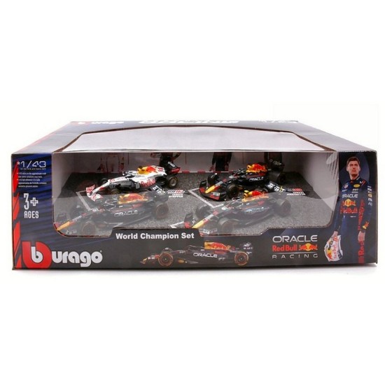 1/43 RED BULL RACING F1 SET VERSTAPPEN RB19 NO.1 RB18 NO.1/RB16B NO.33 38092