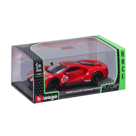 1/32 FORD GT HERITAGE EDITION NO.16 RED WHITE GOLD 41166