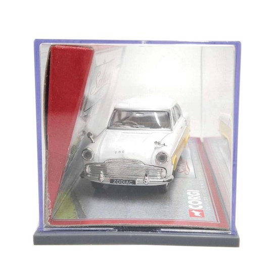 CORGI SALOON CARS 1/43 FORD ZODIAC YELLOW / WHITE 01602