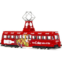 1/76 COCA COLA SINGLE DECKER TRAM- COKE SIDE OF LIFE CC44013