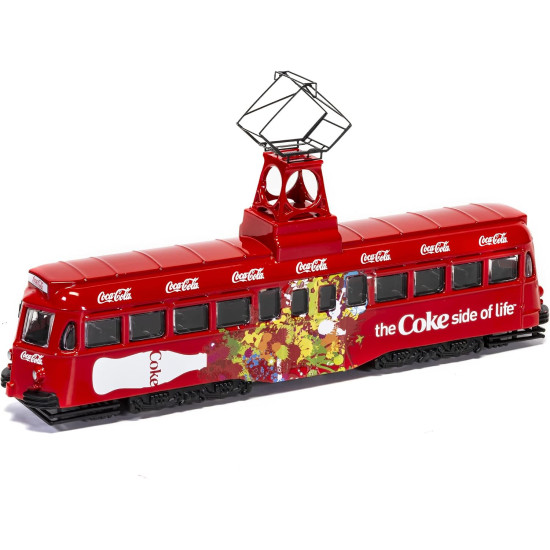 1/76 COCA COLA SINGLE DECKER TRAM- COKE SIDE OF LIFE CC44013