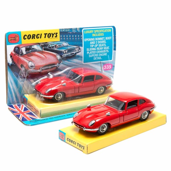 335 - 4.2 LITRE E-TYPE JAGUAR IN RED CD54321012