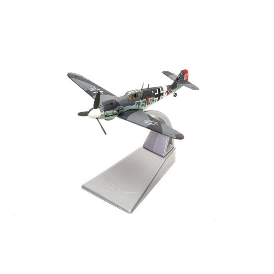 CORGI 1/72 MESSERSCHMITT BF 109G-2 (TROP) RED 1 HPT.WERNER SCHROER AA27111