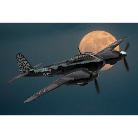 1/72 MESSERSCHMITT ME 410A-1 BLACK F, 14./KG2,  LATE 1943