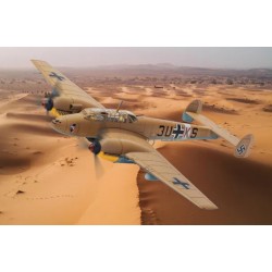 1/72 MESSERSCHMITT BF 110E-2 (TROP) S3KS 8/ZG 26 DERNA NORTH AFRICA 1942 AA38511