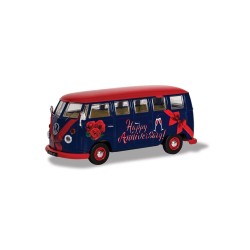 1/43 VOLKSWAGEN CAMPERVAN HAPPY ANNIVERSARY 1/43 VOLKSWAGEN CAMPERVAN HAPPY ANNIVERSARY