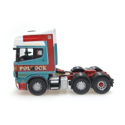 1/50 SCANIA TOPLINE CURTAINSIDE TRAILER POLLOCL (SCOTRANS) LTD CC12931 1/50 SCANIA TOPLINE CURTAINSIDE TRAILER POLLOCL (SCOTRANS) LTD CC12931