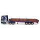 1/50 MERCEDES ACTROS (FACE LIFT) FLATBED TRAILER AND STEEL LOAD CC13829