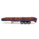 1/50 MERCEDES ACTROS (FACE LIFT) FLATBED TRAILER AND STEEL LOAD CC13829