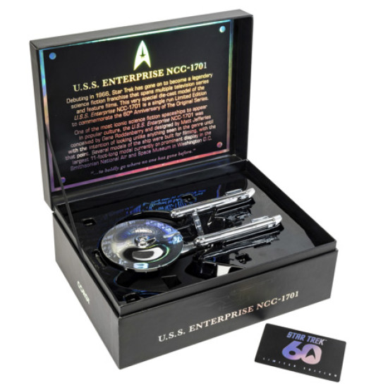 STAR TREK - USS ENTERPRISE NCC-1701 60TH ANNIVERSARY EDITION CC96610S