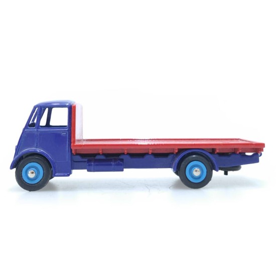 ATLAS DINKY TOYS GUY FLAT TRUCK BLUE/RED NO.512