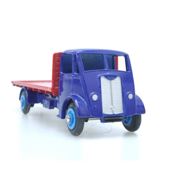 ATLAS DINKY TOYS GUY FLAT TRUCK BLUE/RED NO.512