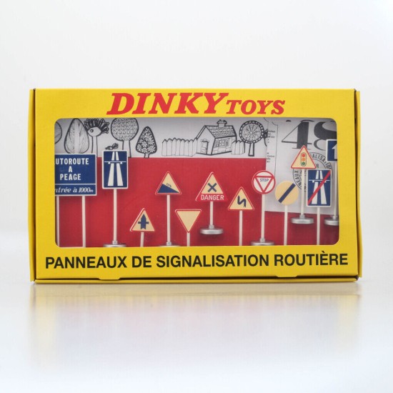 ATLAS DINKY TOYS PANNEAUX SIGNALISATION ROUTIERE ROAD SIGNS NO. 593