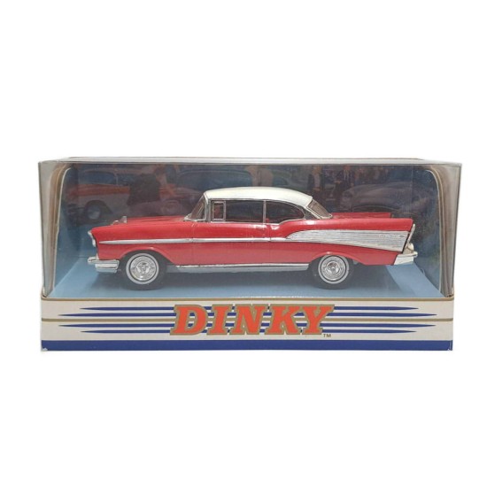 MATCHBOX DINKY 1/43 CHEVROLET BEL AIR 1957 RED DY-2