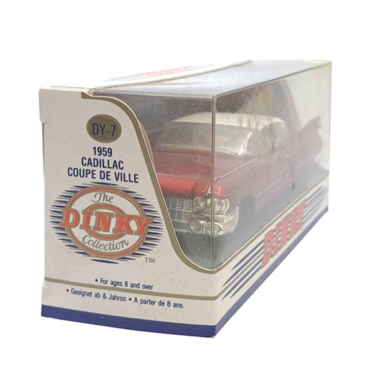 MATCHBOX DINKY 1959 CADILLAC COUPE DE VILLE RED DY-7 MATCHBOX DINKY 1959 CADILLAC COUPE DE VILLE RED DY-7