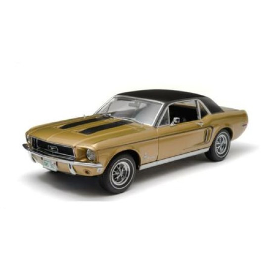 GL12926 - 1/18 1968 FORD MUSTANG GOLDEN NUGGET SPECIAL SUNLIT GOLD