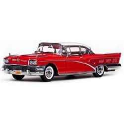H4803 - 1/18 1958 BUICK LTD RIVIERA COUPE ROSE