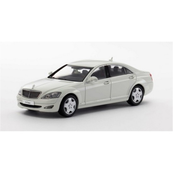 KY03632W - 1/43 MERCEDES BENZ S600L (V221) WHITE