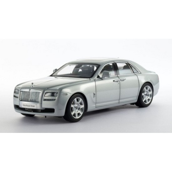 KY8801SS - 1/18 ROLLS ROYCE GHOST SILVER (BLACK INT)