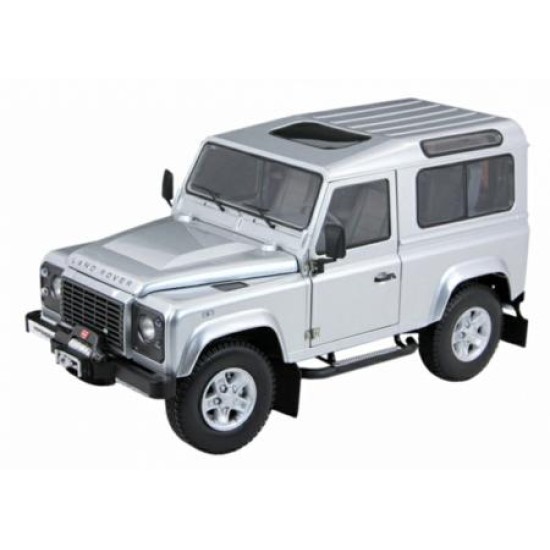 KY8901IS - 1/18 LAND ROVER DEFENDER 90 IN INDUS SILVER