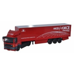 1/76 DAF 85 2 AXLE 40FT BOX TRAILER PARCELFORCE 76DAF002
