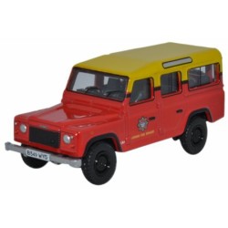 OX76DEF011 - 1/76 LAND ROVER DEFENDER STATION WAGON LONDON FIRE BRIGADE OX76DEF011 - 1/76 LAND ROVER DEFENDER STATION WAGON LONDON FIRE BRIGADE
