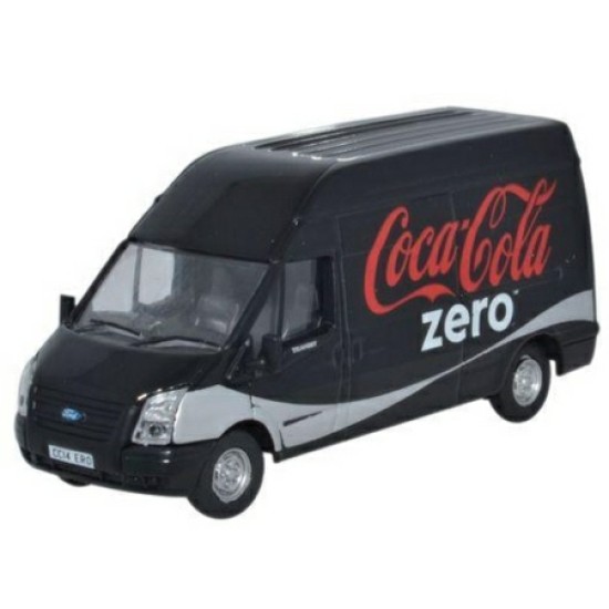 OX76FT017CC - 1/76 FORD TRANSIT LWB HIGH ROOF COKE ZERO